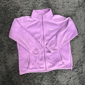 Columbia Womens Purple Fleece Jacket